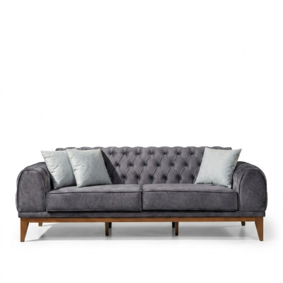 Sofa 3er Sitz Sofas Textil Design Sofa Möbel Neu Dreisitzer Couch Neu