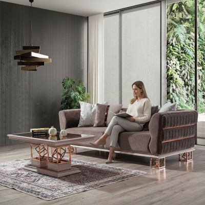 Wohnzimmer Dreisitz Sofa 3 Sitzer Sofas Sitz Modern Design Couch Möbel Stil