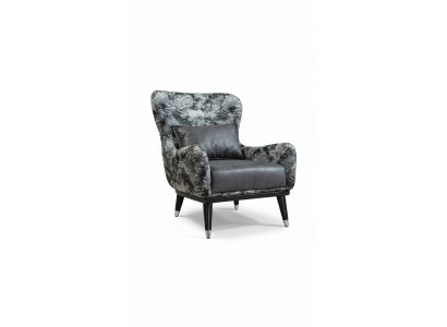 Wohnzimmer Sessel Polster Sitzer Modern Design Schlangen Stil Bezug