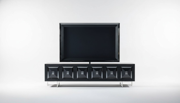 Set TV Ständer Sessel Couchtisch Beistelltisch Wohnzimmer 5tlg grau neu