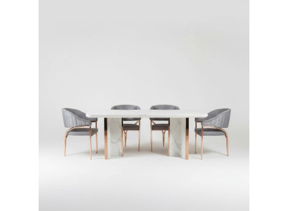 Esstisch Garnitur Gruppe Esszimmer Tisch Stuhl Set 4x Stuhl 5tlg Neu