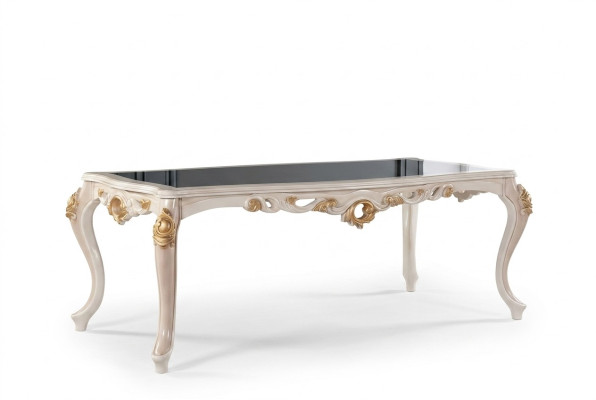TISCH ESSZIMMERTISCH ESSTISCH ESSZIMMER HOLZ TISCHE LUXUS BAROCK ESS MÖBEL NEU