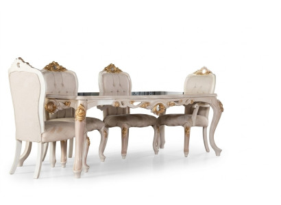Set Stühle Gruppe Esszimmerstuhl Stuhl Holz Esszimmer 4x Stuhl Möbel Stil Lehn