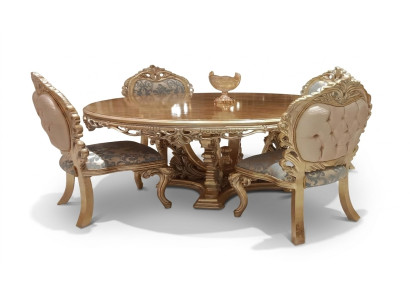 Rund Esstisch Esszimmertisch Esszimmer Tische Tisch Barock Ess Luxus Möbel Holz