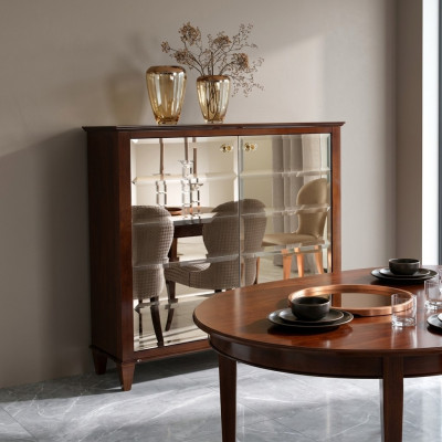 Sideboard Kommode Schrank Klassische Luxus Schränke Wohnzimmer Klassische Braun