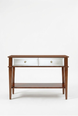 Konsolentisch Schlafzimmer Konsole Tisch Holz Luxus Klassische Kommode Braun Neu