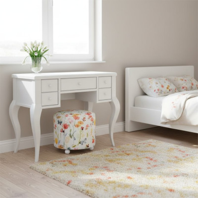 Garnitur Schminktisch Hocker Kinderzimmer Möbel Kinderzimmer Modern Luxus Holz