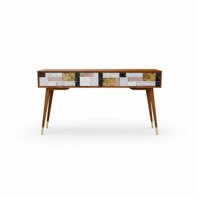 Konsolentisch Tisch Konsole Kommode Sideboard Holz Modern Luxus Design Möbel