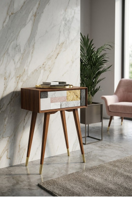 Konsolentisch Tisch Konsole Kommode Beistelltisch Holz Modern Luxus Design Neu