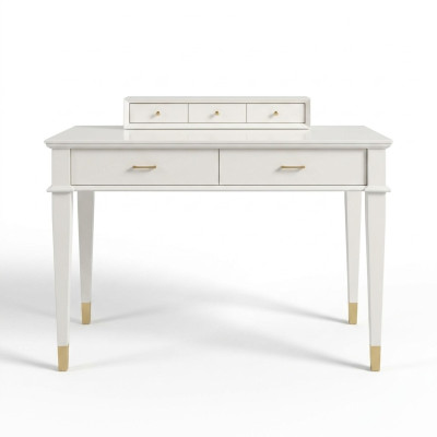  Schminktisch Konsolentisch Konsole Tisch Luxus Holz Schlafzimmer Weiß Modern 