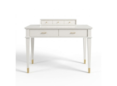  Schminktisch Konsolentisch Konsole Tisch Luxus Holz Schlafzimmer Weiß Modern 