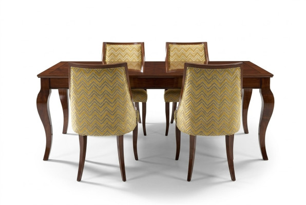 Hochglanz Tisch Esszimmertisch Tische Esstisch Braun Luxus Esszimmer Holz Neu