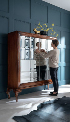 Kommode Schränke Kommoden Holz Luxus Sideboard Wohnzimmer Möbel Schrank Braun