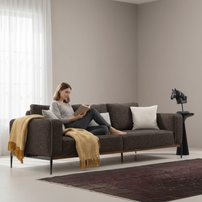 Zweisitzer Sofa 2 Sitzer Stoff Sofas Modern Design Wohnzimmer Grau