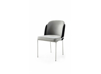 Stuhl Esszimmerstuhl Küchenstuhl Lehnstuhl Luxus Grau Modern Esszimmer