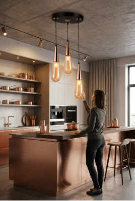 Lüster Luxus Kronleuchter Deckenleuchter Deckenlampe Modern Gold Glass
