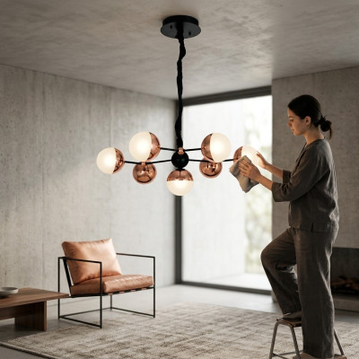 Moderne Runde Deckenlampe Luxus Kronleuchte Deckenleuchter Zierleuchter