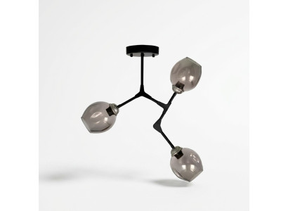 Lüster Kronleuchter Deckenlampe Deckenleuchter Lampen Modern Schwarz