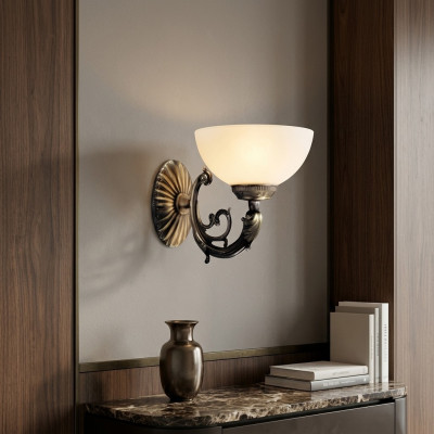Wandlampe Wandleuchten Wandleuchte Lüster Wand Lampen Grau Metall