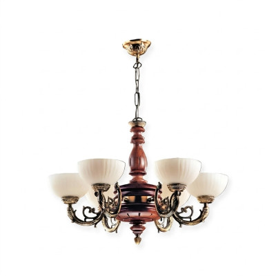 Deckenleuchter Lüster Kronleuchter Deckenlampe Lampen Braun Klassischе