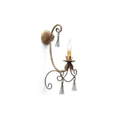 Wandleuchte Lüster Wandlampe Wandleuchten Wand Lampen Beige Luxus Neu