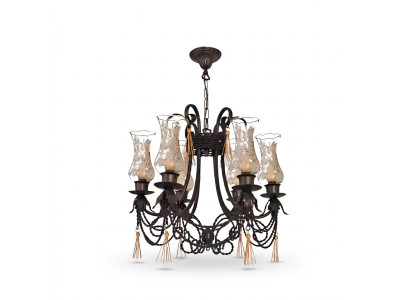 Schloss Deckenleuchter Luxus Lüster Kronleuchter Deckenlampe Glas Lampe