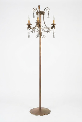 Stehlampe Standlampe Stand Luxus Leuchten Lampen Lampe Gold Art 170 cm