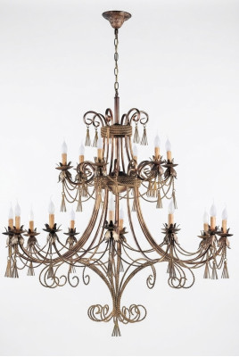 Luxus Lüster Deckenleuchter xxl Kronleuchter Deckenlampe Lampen Gold