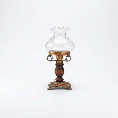  Tischlampe Tischleuchte Lampe Leuchten Luxus Braun Lampen Tisch Glas