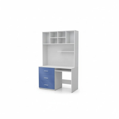Schreibtisch Blau Tisch  Büro Kinderzimmer Jugendzimmer Tische  Neu Hochglanz