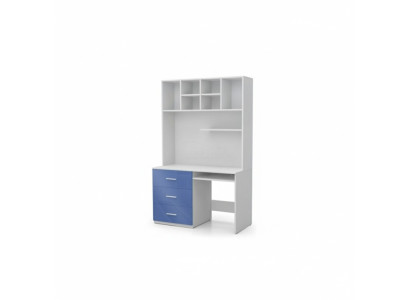 Schreibtisch Blau Tisch  Büro Kinderzimmer Jugendzimmer Tische  Neu Hochglanz