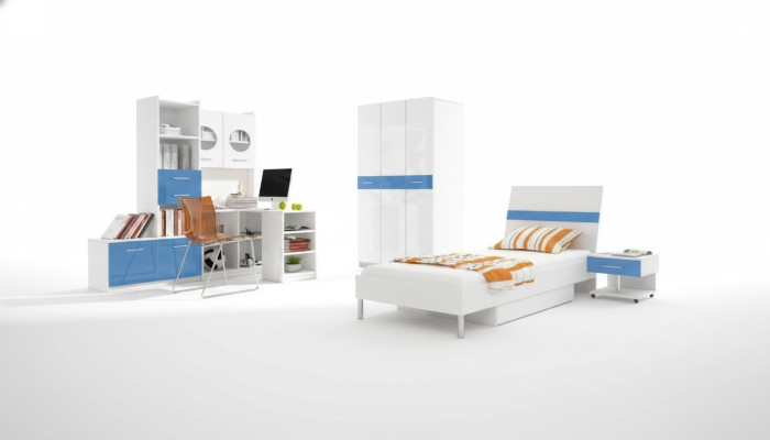 Kinderzimmer Set Tisch Bett Kleiderschrank Kommode 5tlg Komplett Jugendzimmer
