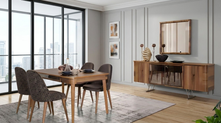 Komplett Sets Esszimmer Set Esstisch 6x Stuhl Garnitur Tisch Gruppe 7tlg. Sets