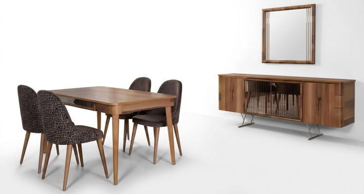 Komplett Sets Esszimmer Set Esstisch 6x Stuhl Garnitur Tisch Gruppe 7tlg. Sets