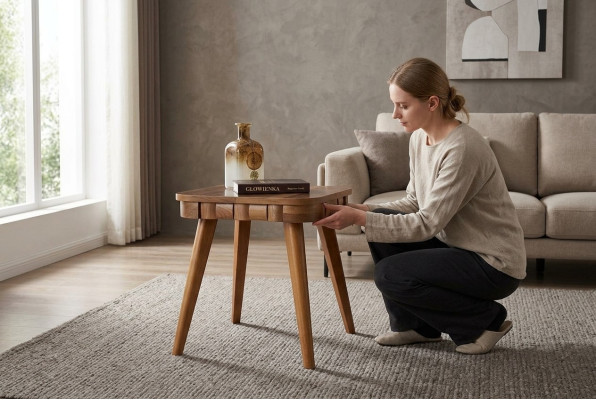 Beistelltisch Tische Couchtisch Kaffeetisch Design Tisch Wohnzimmer Holz 