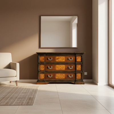 Kommode Anrichte Möbel Kommode Sideboard Schrank Klassische neu Kommoden Holz