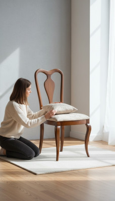 Klassische Stühle Stuhl Designer Holzstuhl Esszimmerstuhl Luxus Holz Möbel