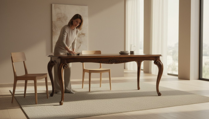 Luxus Tisch Edelstahl Tische Esstische Esstisch Italienisches Design Braun
