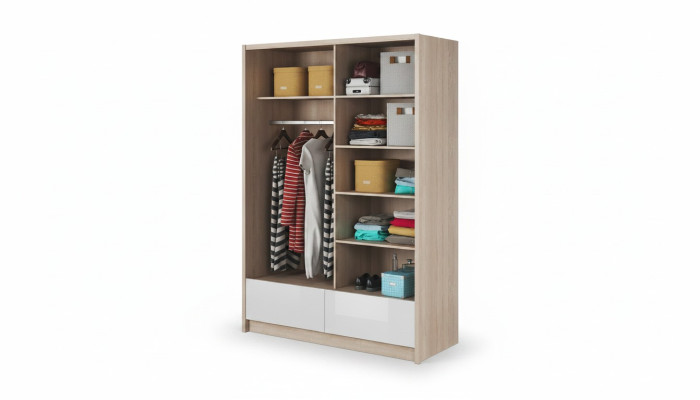 Mehrzweck Regale Schrank Regal Aufbewahrungs Kleiderschrank 150cm Neu Garderobe