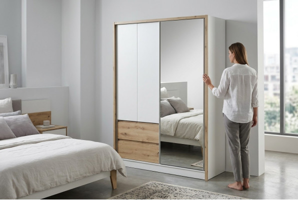 Mehrzweck Regale Schrank Regal Aufbewahrungs Kleiderschrank Garderobe Neu 180cm
