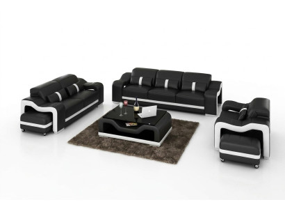 Sofagarnitur Moderne Couch Sofa Sitz 3+1+1 Komplett Garnitur Set Neu Wohnzimmer