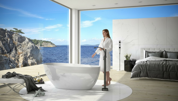 Freistehende Badewannen Design Badewanne Wanne Bad Badezimmer Wannen Acryl Neu