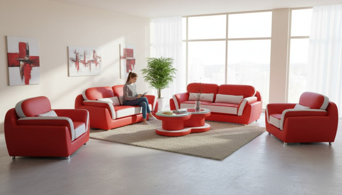 Polster Sofa Couchen Sofas Couch Garnitur Design Garnituren 4tlg Garnituren USB