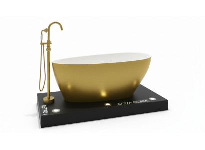 Mischer Frestehender Golderner Armatur frestehende Armaturen Badewanne
