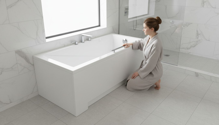 Rechteckige Badewanne Design Wanne Verkleidung Acrylwanne Wannen diverse Größen
