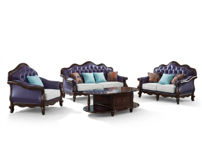 Luxus Sofagarnitur 3+2+1 Sitzer Klassischer Wohnzimmer Sofas Couchen