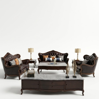 Luxus Sofagarnitur 3+1 Sitzer Garnitur Sessel Sofas Sitz Wohnzimmer