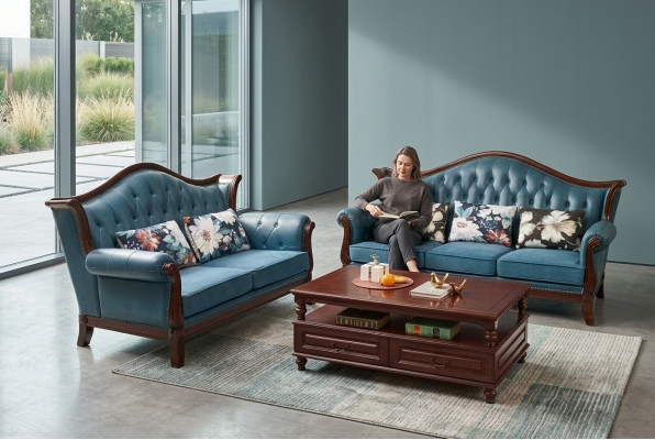 Sofagarnitur 3+2 Sitzer Sofa Couchgarnitur Couch Sessel Leder Luxus