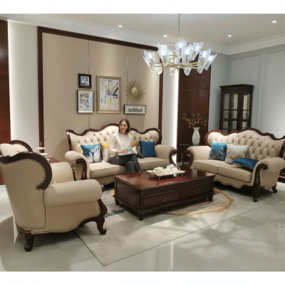 Sofagarnitur 3+2+1 Sitz Set Design Sofas Polster Couchen Chesterfield