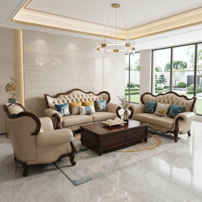 Sofagarnitur 3+2+1 Sitz Set Design Sofas Polster Couchen Chesterfield